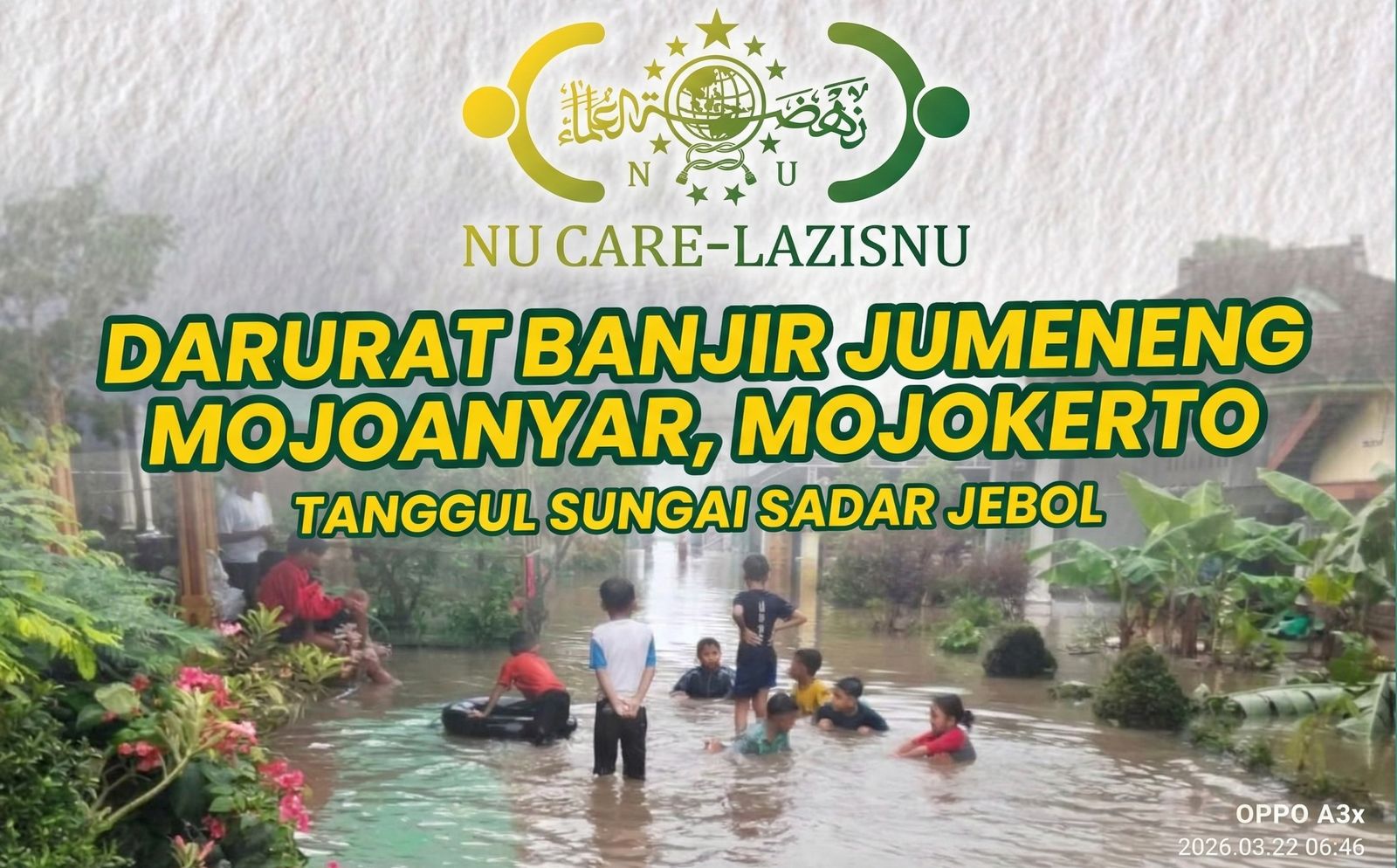 Darurat Banjir Jumeneng Mojoanyar Mojokerto