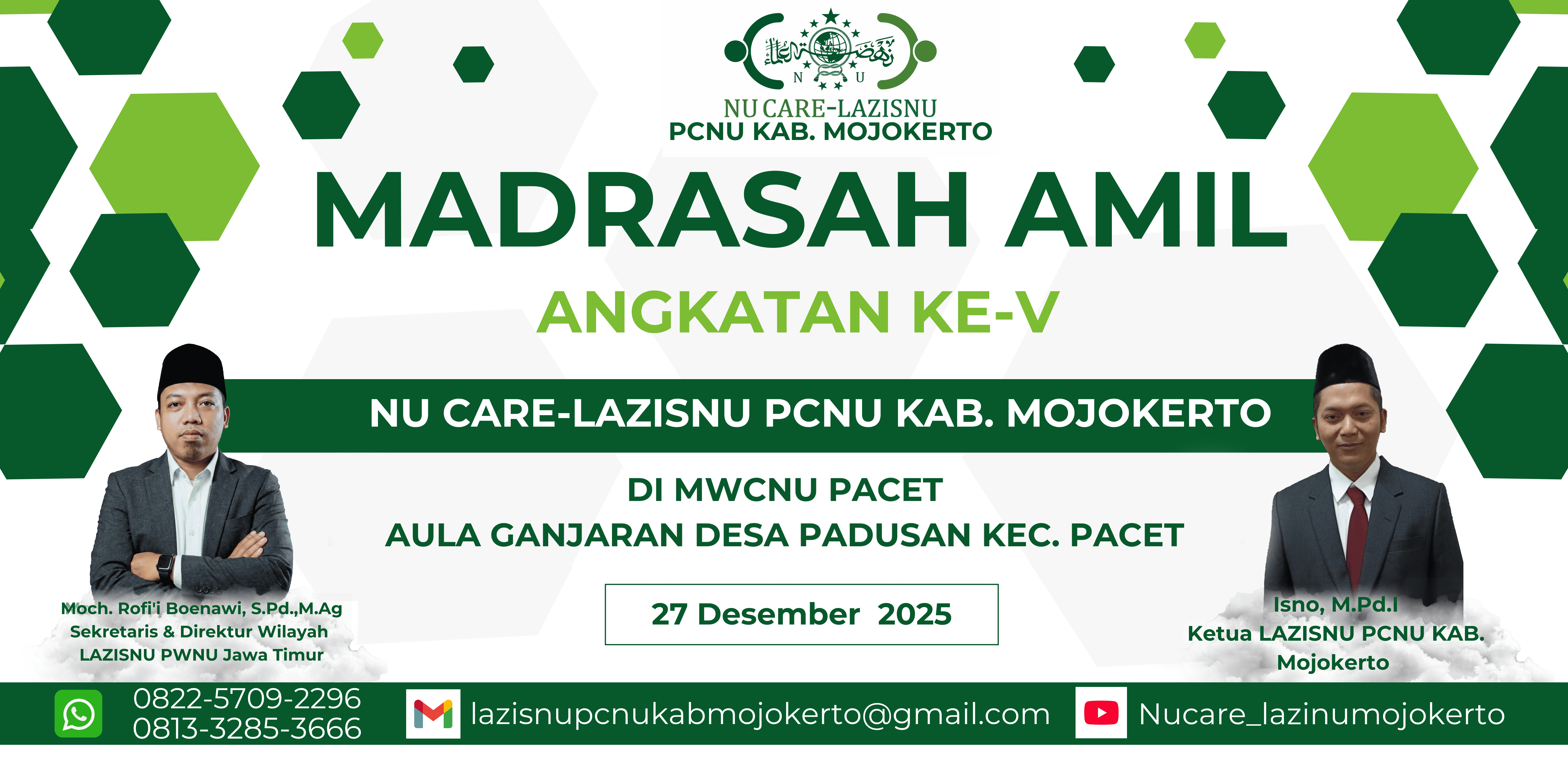 LAZISNU PCNU KAB MOJOKERTO GELAR MADRASAH AMIL ANGKATAN KE V